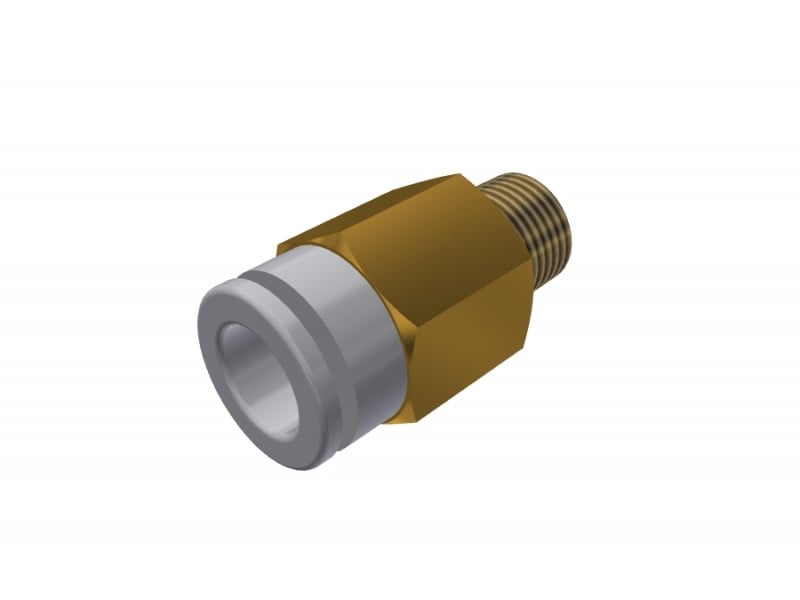H08-01S-10 8MM труба для R1/8 прямого фитинга с наружной резьбой 10 шт.