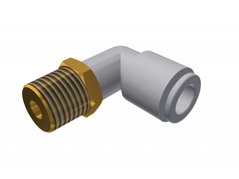 L08-02S-10 8MM труба для R1/4 углового фитинга с наружной резьбой 10 шт.