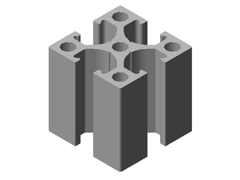 X-25/25 Profilé en aluminium (2 m) - 1