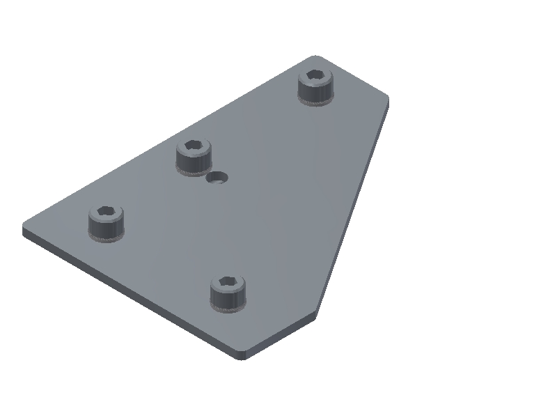 EVB 25 X Plaque d’assemblage d'angle - 1