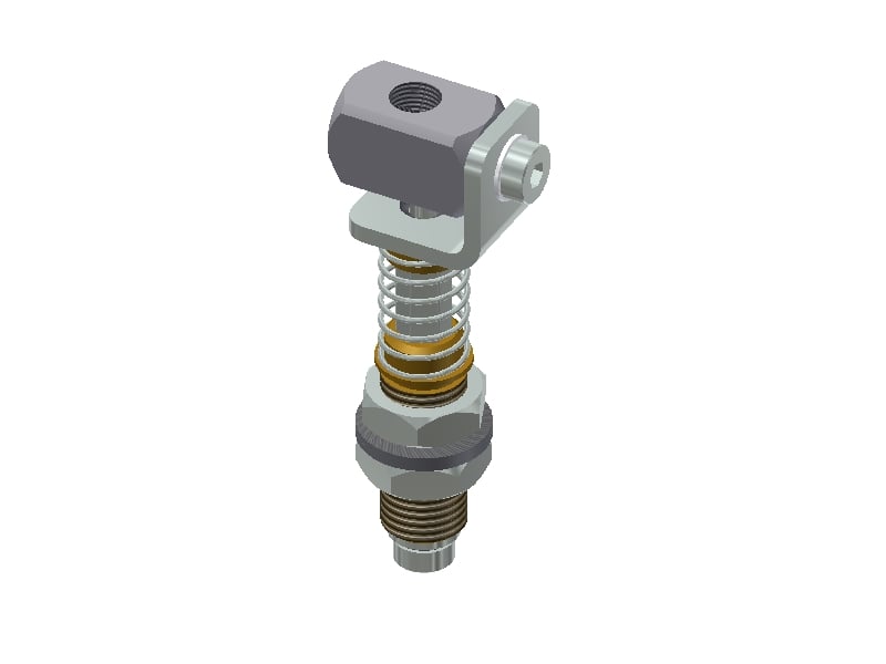 GGS 14-M-15 Spring Loaded Non-Rotational Gripper Arm - 1