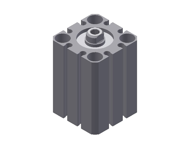 KHZ 20-20D-A Cylinder o krótkim skoku z obsługą czujnika - 1