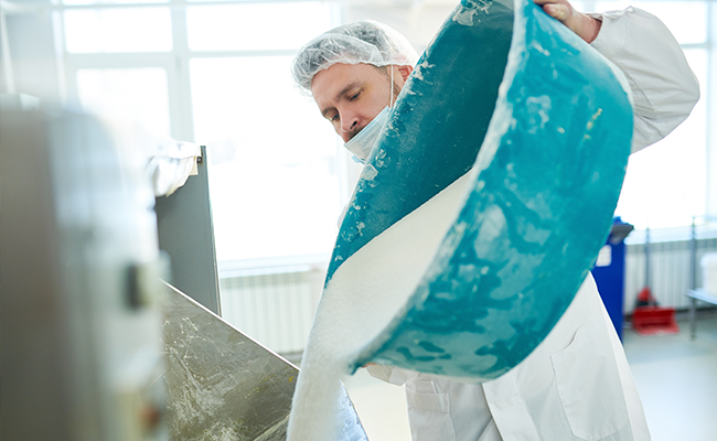 dust exposure in industrial facility