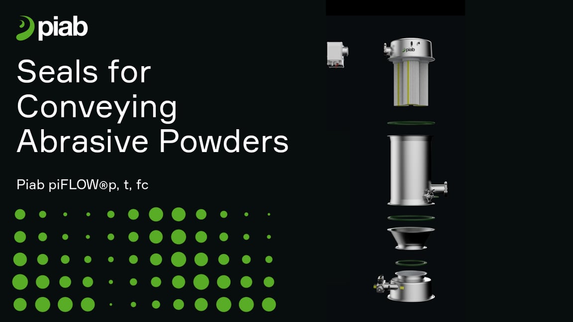 Guarnizioni per il trasporto di polveri abrasive