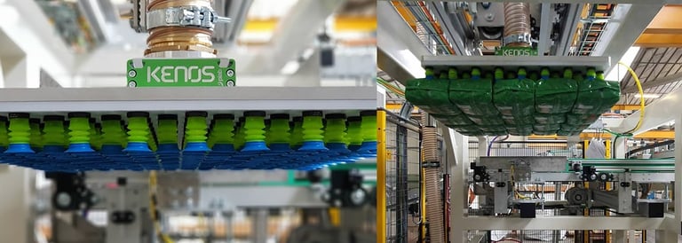 试用 Piab Kenos® KVGL 自动搬运袋装意大利面