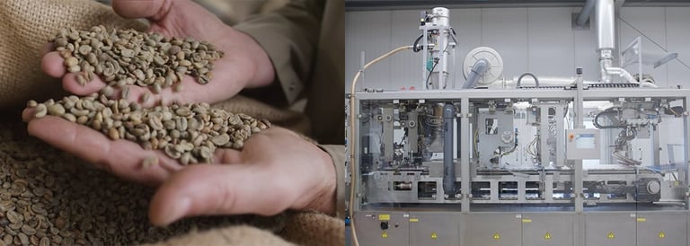 Il piacere del caffè grazie ai conveyor di Piab in Minges Coffee Roasters