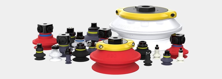 Piab erweitert den Balgsauger-Konfigurator um eine neue Groesse von 90 mm