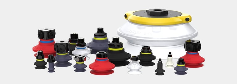 Piab adds new sizes to bellows suction cup line