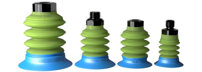 Piab migliora i labbri piGRIP® (BGI): realizzati appositamente per sollevare sacchetti di plastica sia robusti che sottili/delicati