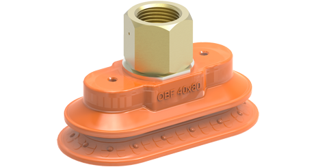 Oval suction cups