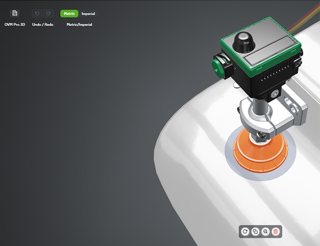 OVM Pro 3D ensures that all components are optimally configured for the application at hand.