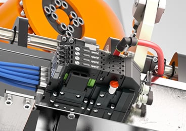O piCOMPACT®10X SMART, um ejetor de vácuo compacto e inteligente com tecnologia IO-Link