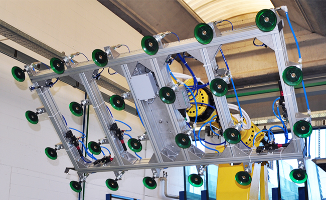 Forvet glass handling system