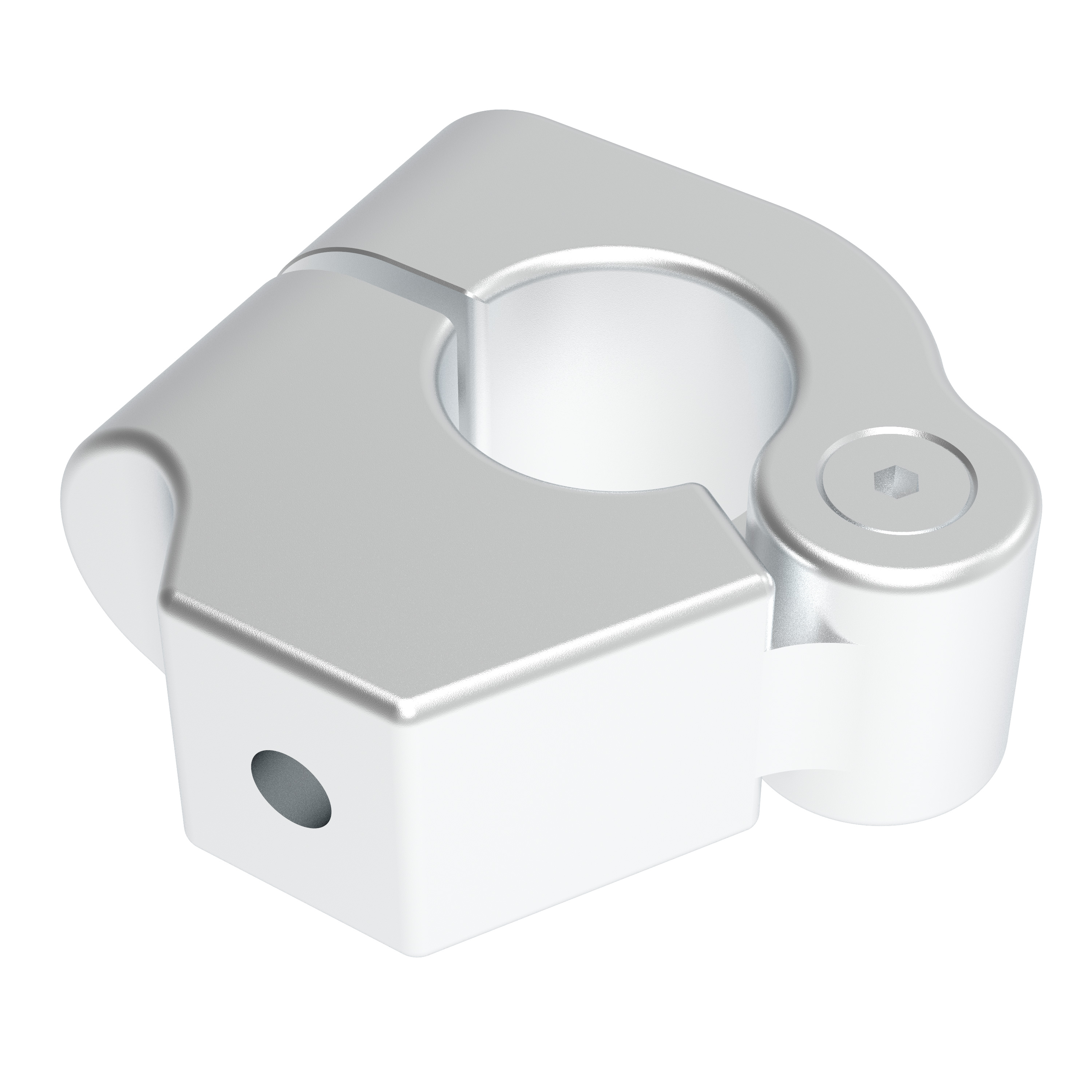 KSK25-25-Ö-M8 Clamp foldable Ø25, with eyelet thread