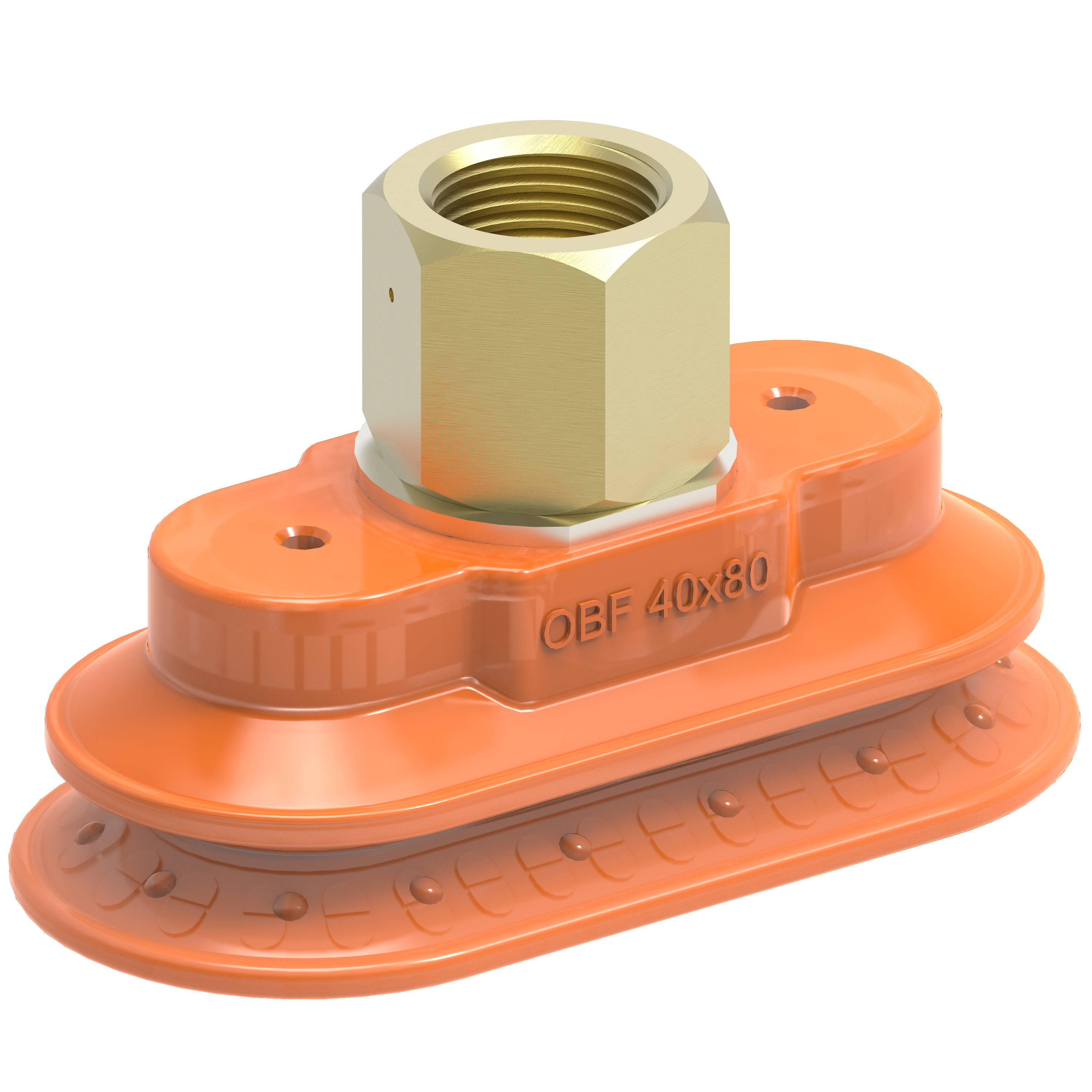 Suction cup OBF40X80P Polyurethane 60, G3/8" female - 1
