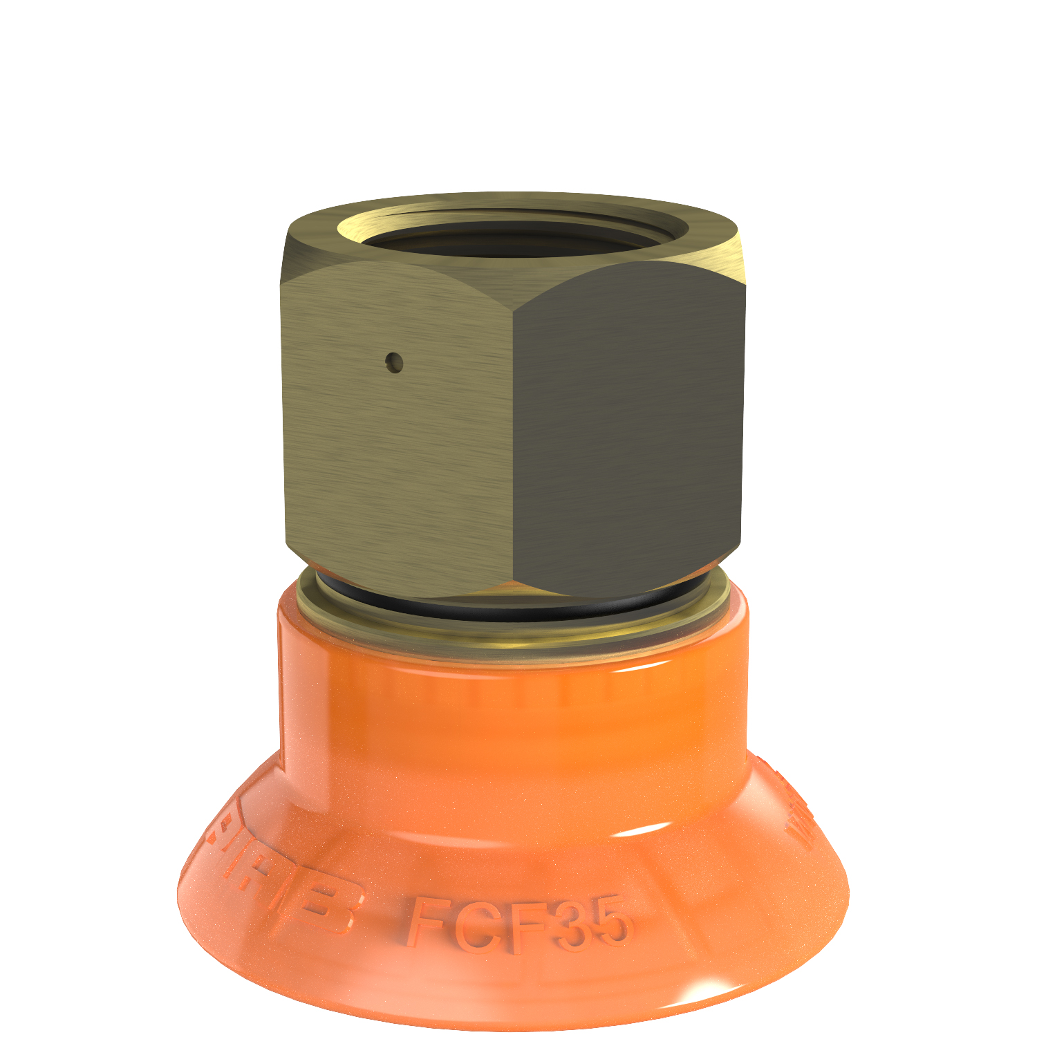 Saugnapf FCF35P Polyurethan 55/60, G3/8" Innengewinde, 17 mm Gewinde - 1