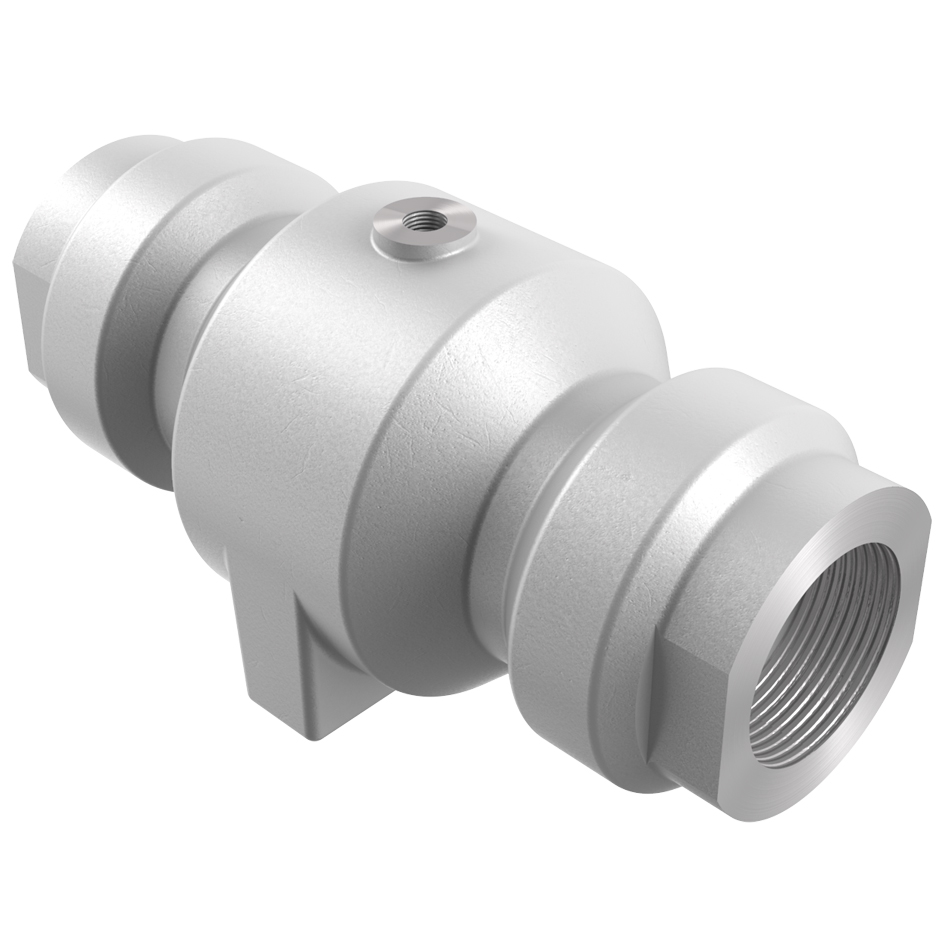 Pinch valve DN40 (8 bar) internal thread
