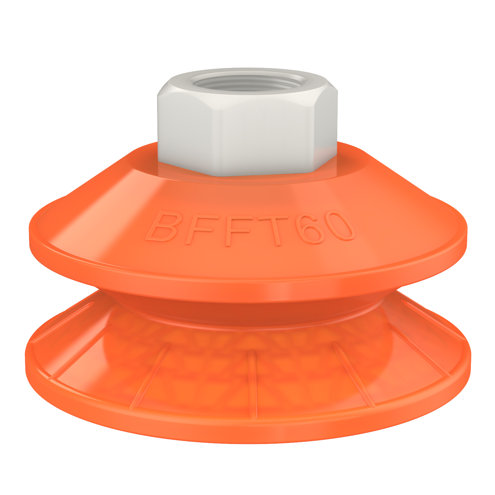 Suction cup BFFT60P-2 Polyurethane 60/60/30, G3/8" female plastic - 1