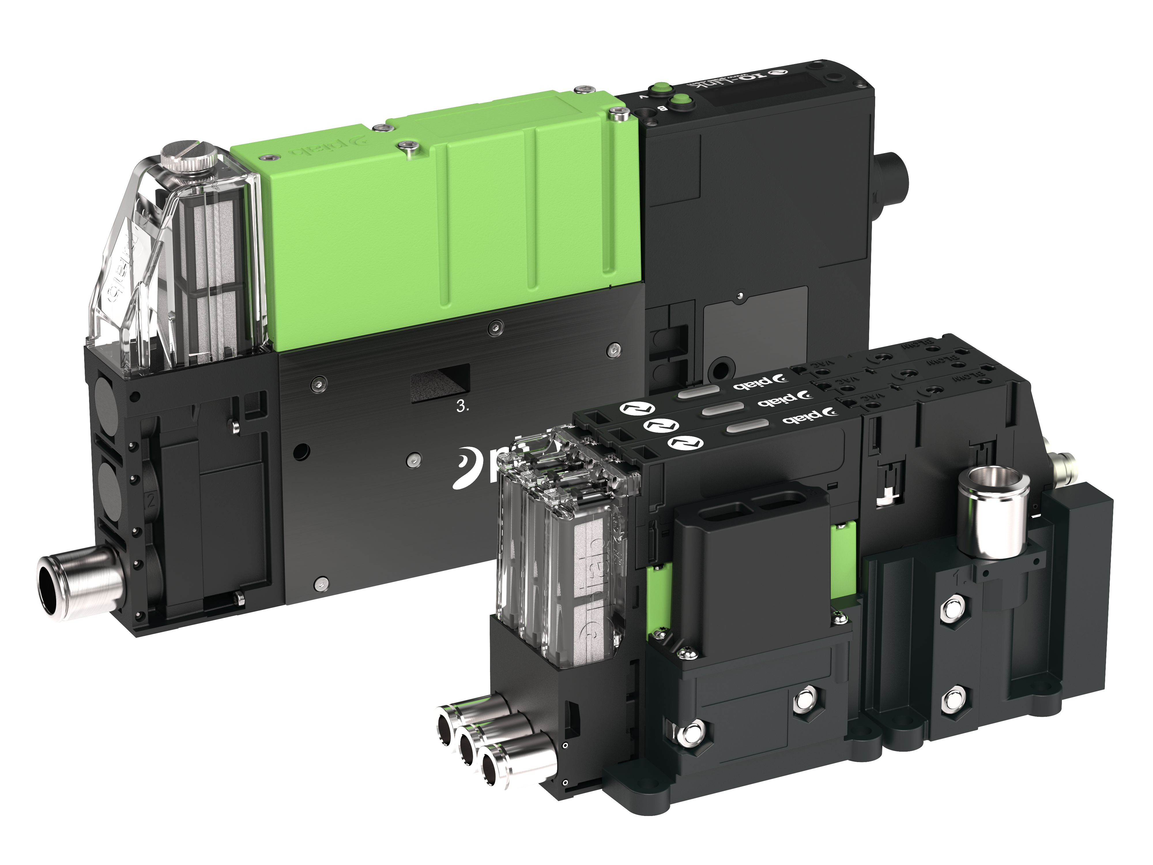 Compact and stackable ejectors