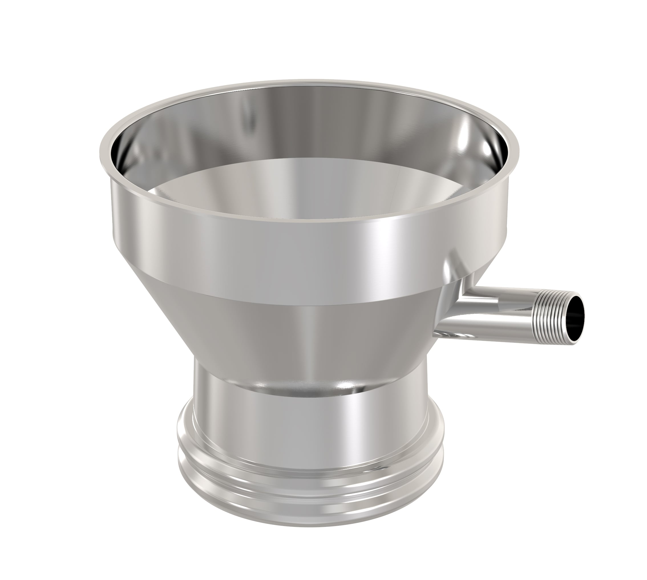 Transition piece D350 to BFM Ø200 mm prepared for filter - 1