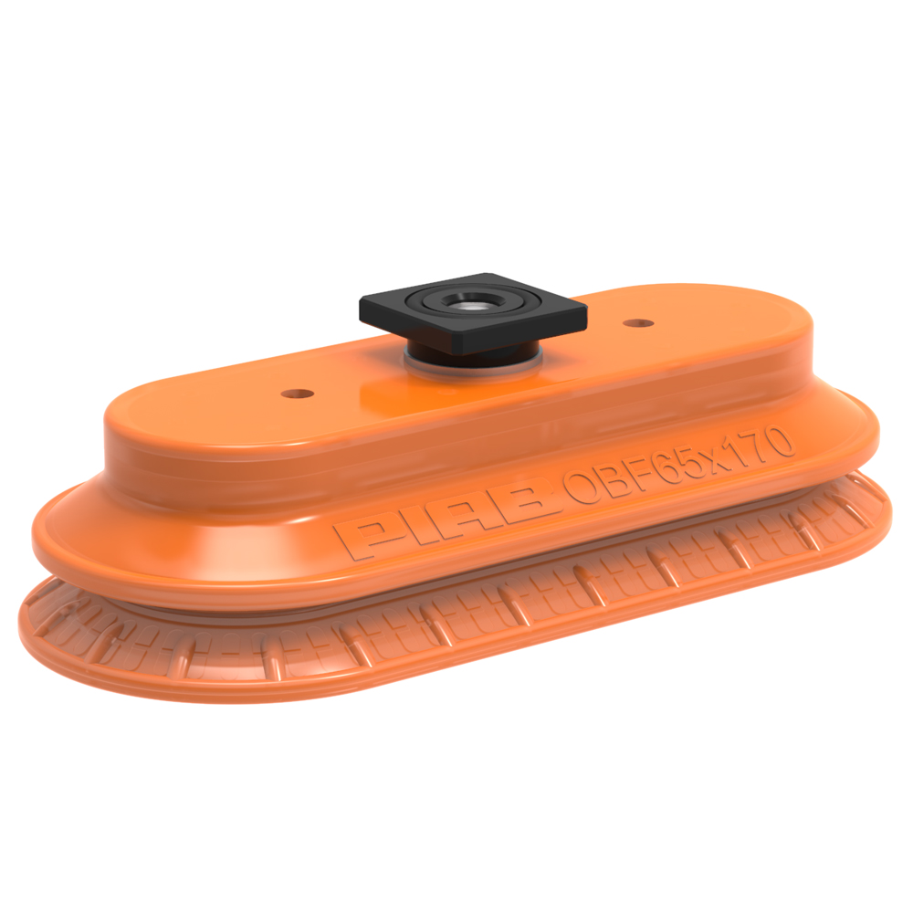 Suction cup OBF65x170 Polyurethane 55/60, T-slot with mesh filter - 1