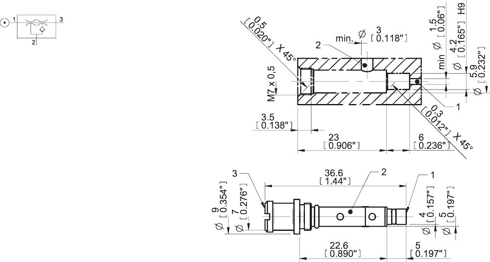 COAX cartridge MICRO Xi2.5-2, holding cap