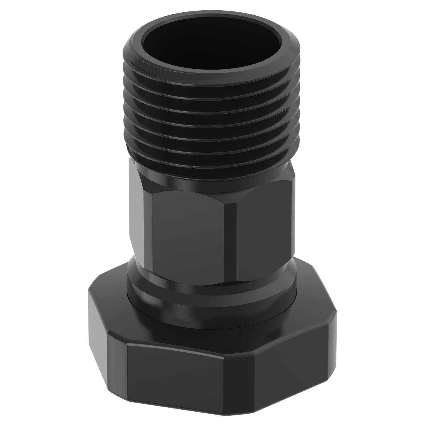 Adaptador giratório G1" macho - NBR, EPDM, FKM