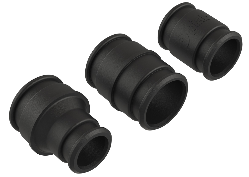 Pipe fittings, straight
