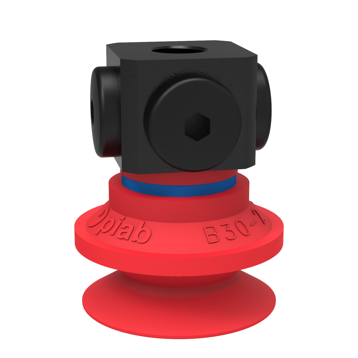 Suction cup B30-2 Silicone, 5x1/8" NPSF female - 1