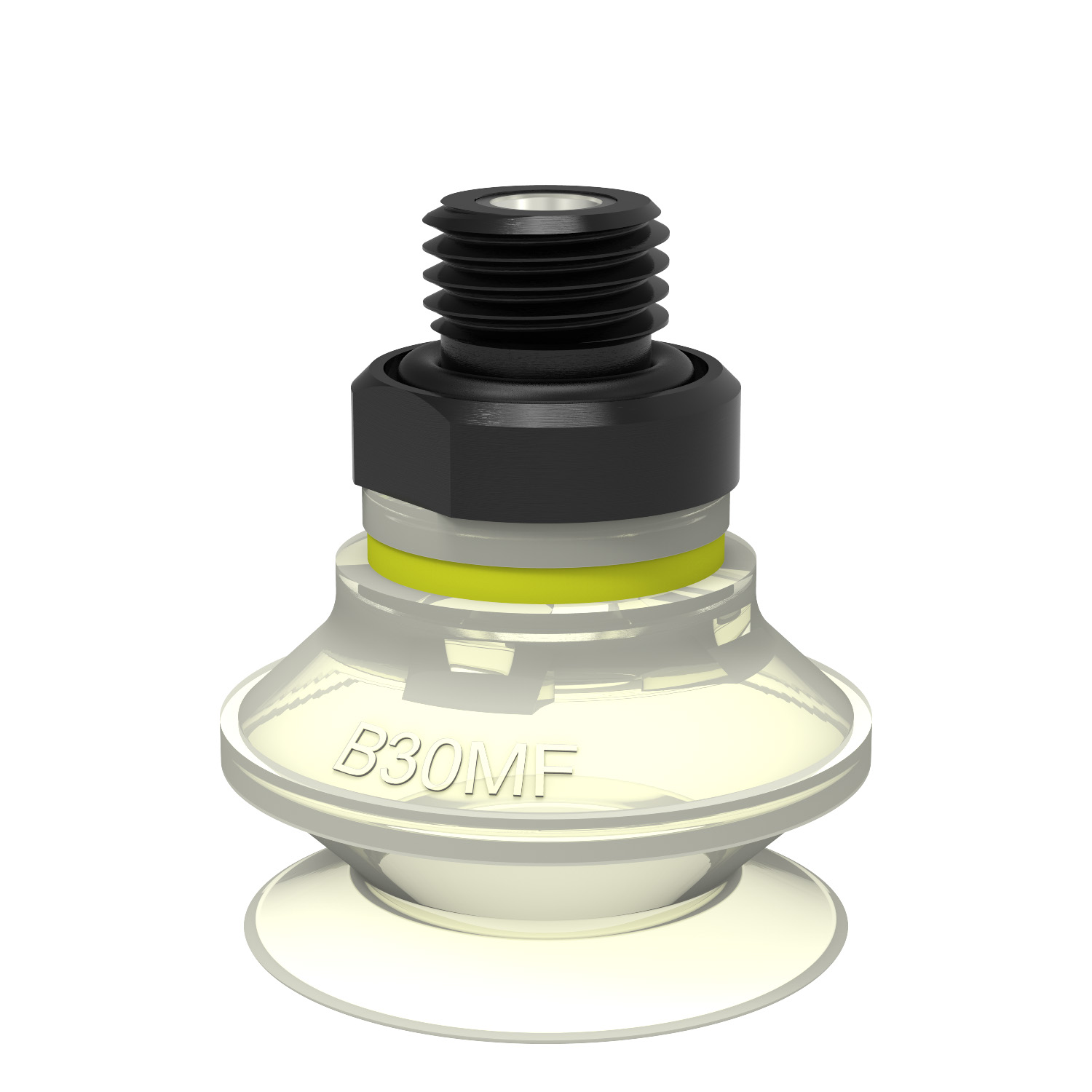 Ventouse B30MF Polyuréthane thermo-élast., G1/4" mâle, avec filtre maille - 1