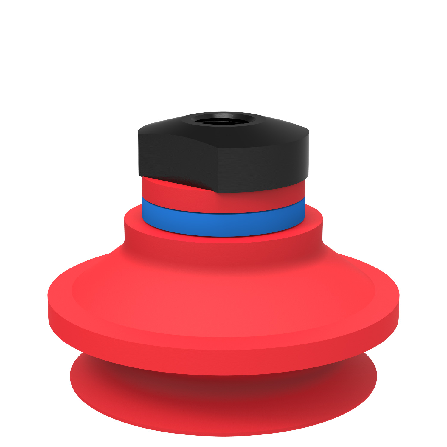 Suction cup B50-2 Silicone, 1/8" NPSF female - 1