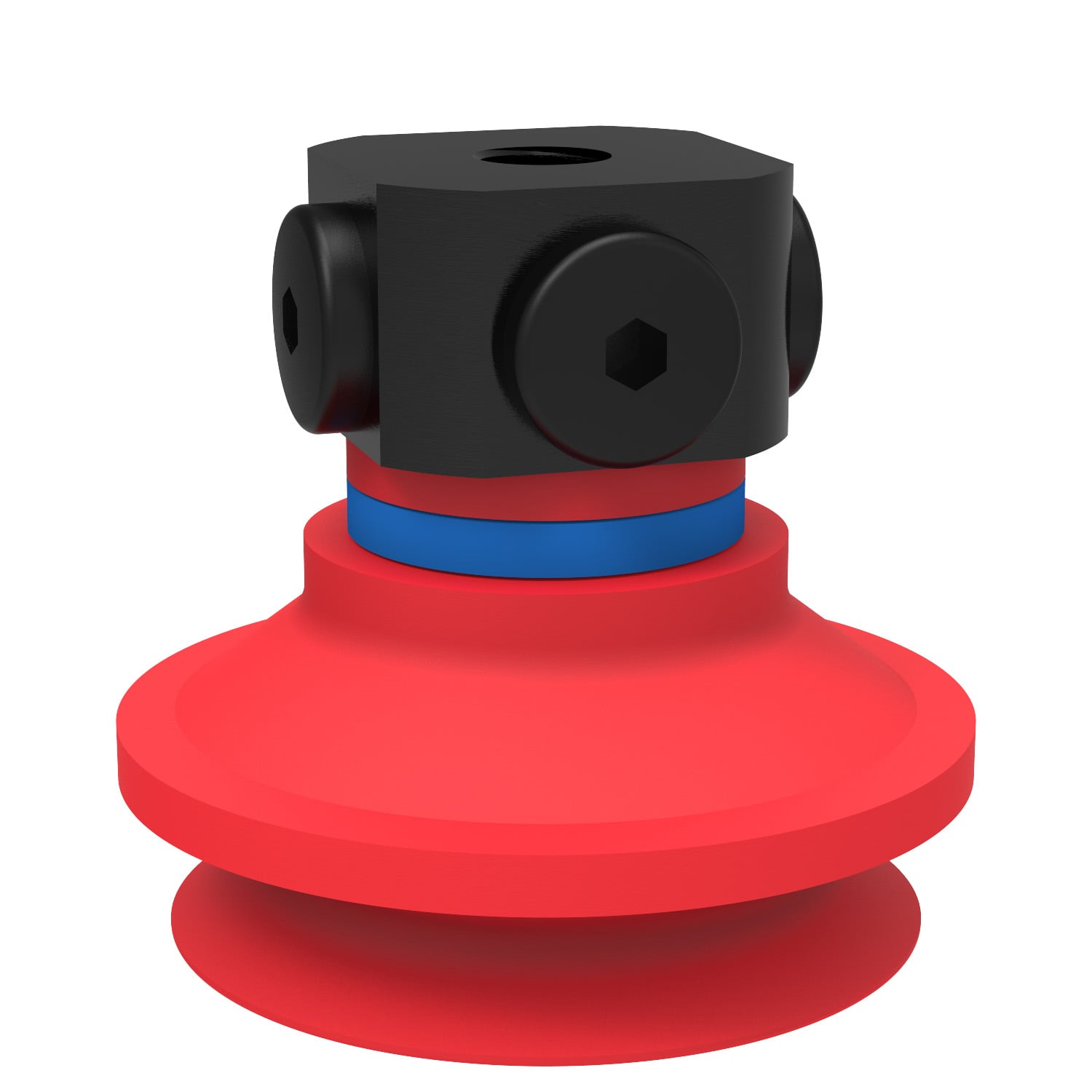 Suction cup B50-2 Silicone with filter, 5x1/8" NPSF female - 1