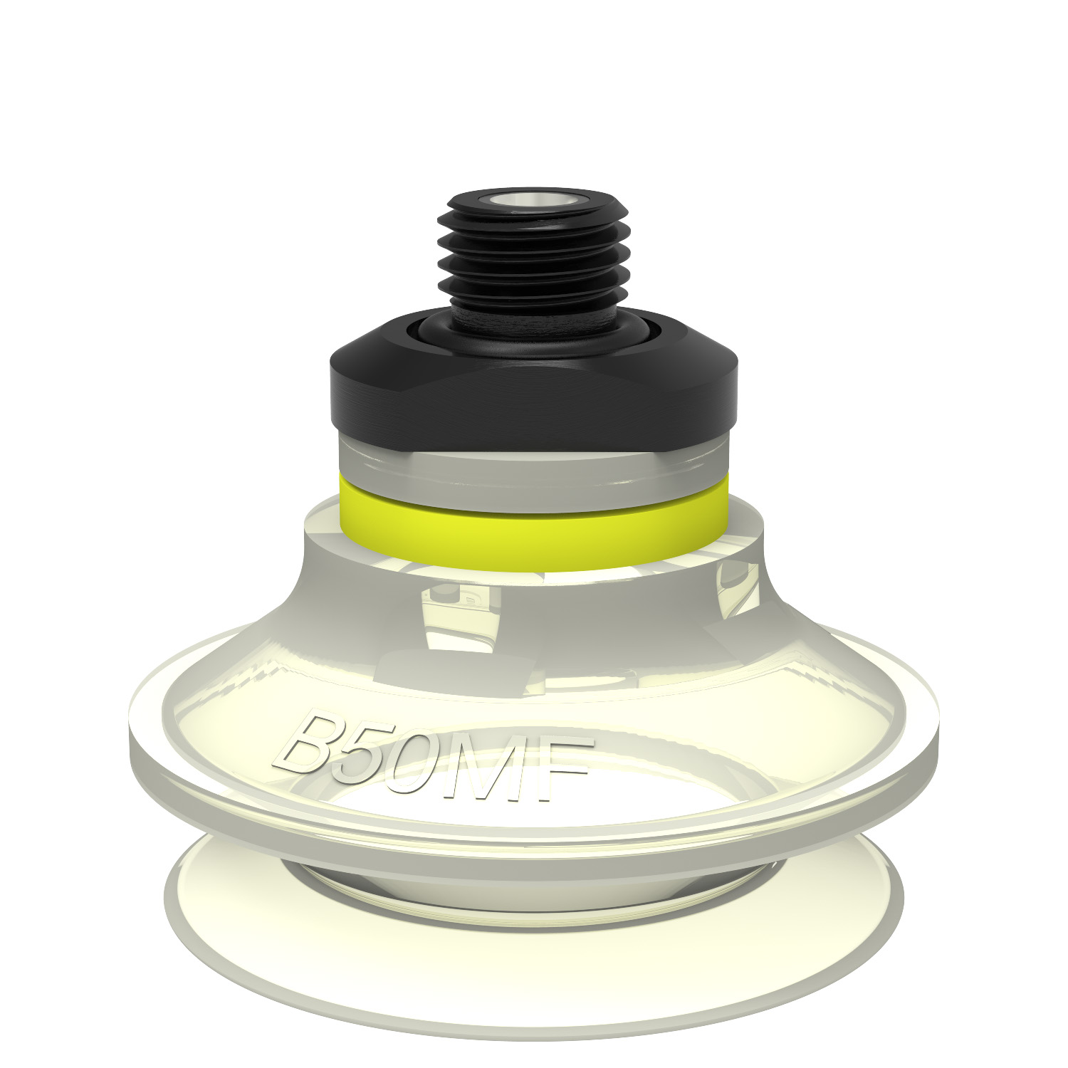 Suction cup B50MF Thermoelastic polyurethane, G1/4" male, with mesh filter - 1