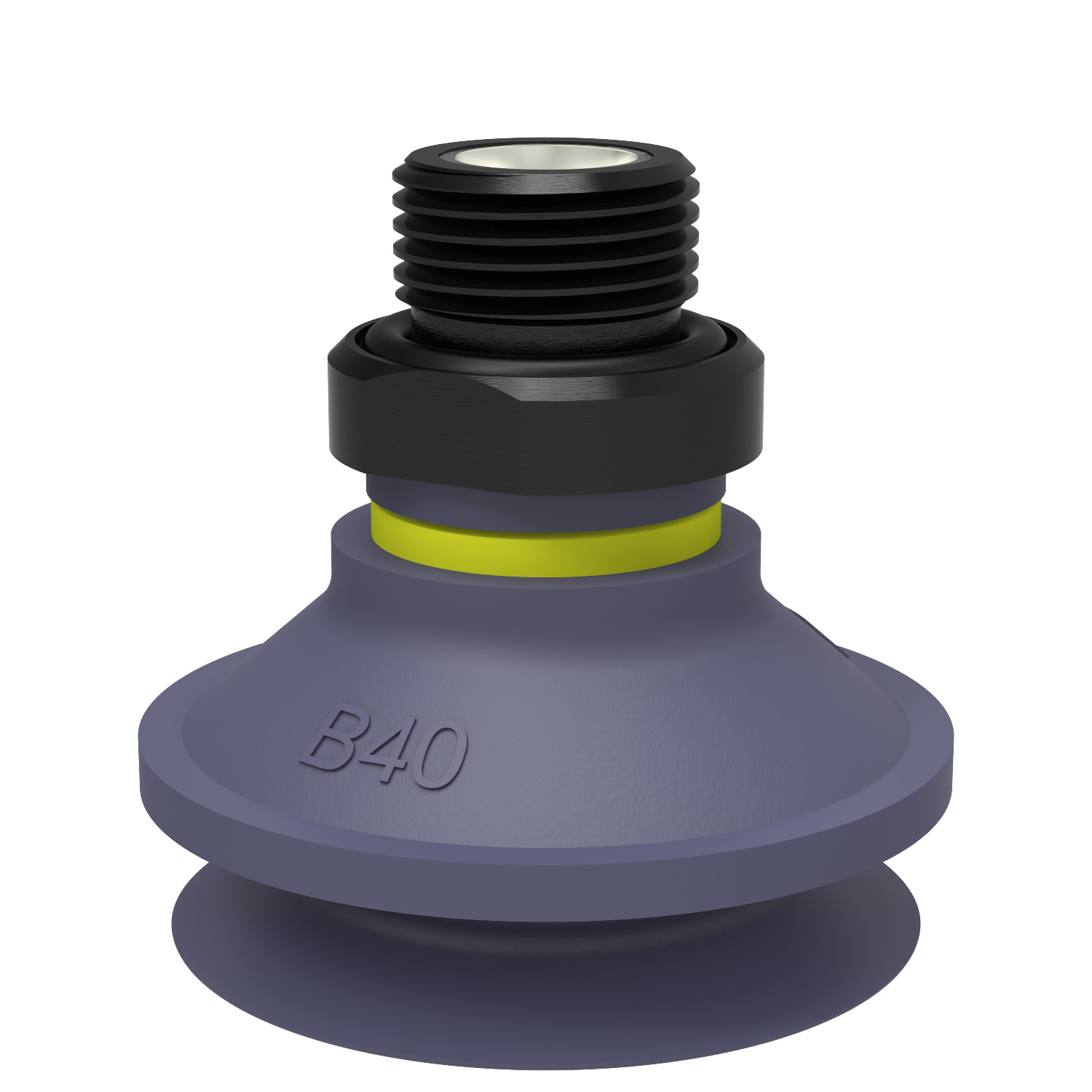 Suction cup B40 HNBR, G3/8" male, with mesh filter - 1