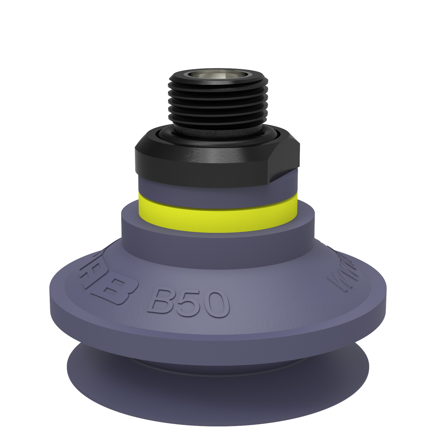 Suction cup B50 HNBR, G3/8" male, with mesh filter - 1