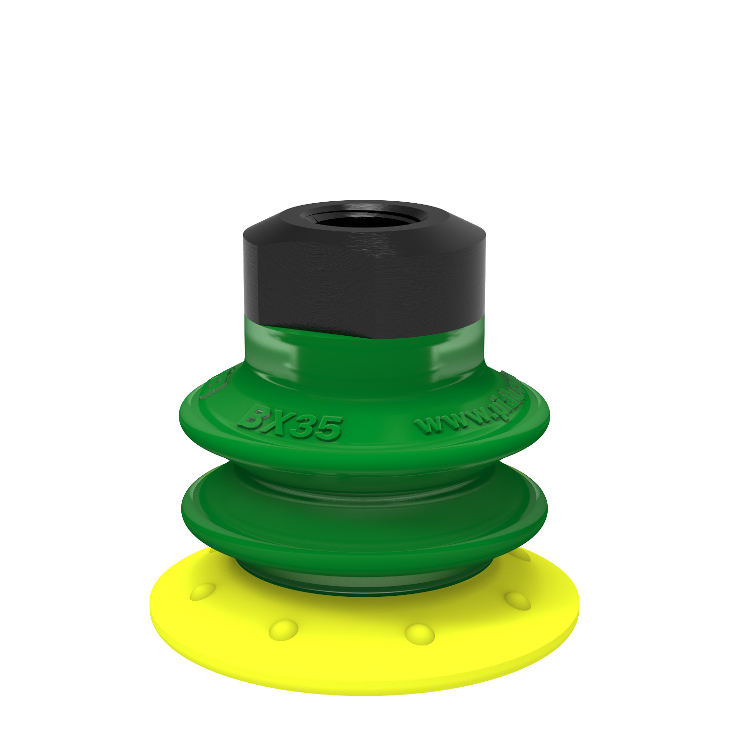 Ventouse BX35P Polyuréthane 30/60 avec filtre, 1/8" NPSF fem. - 1