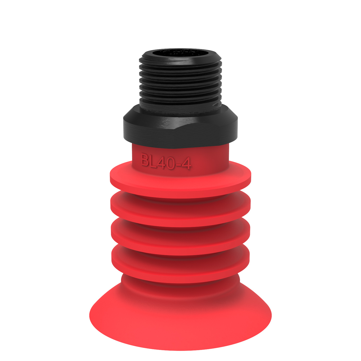 Suction cup BL40-4 Silicone, 3/8" NPT male - 1