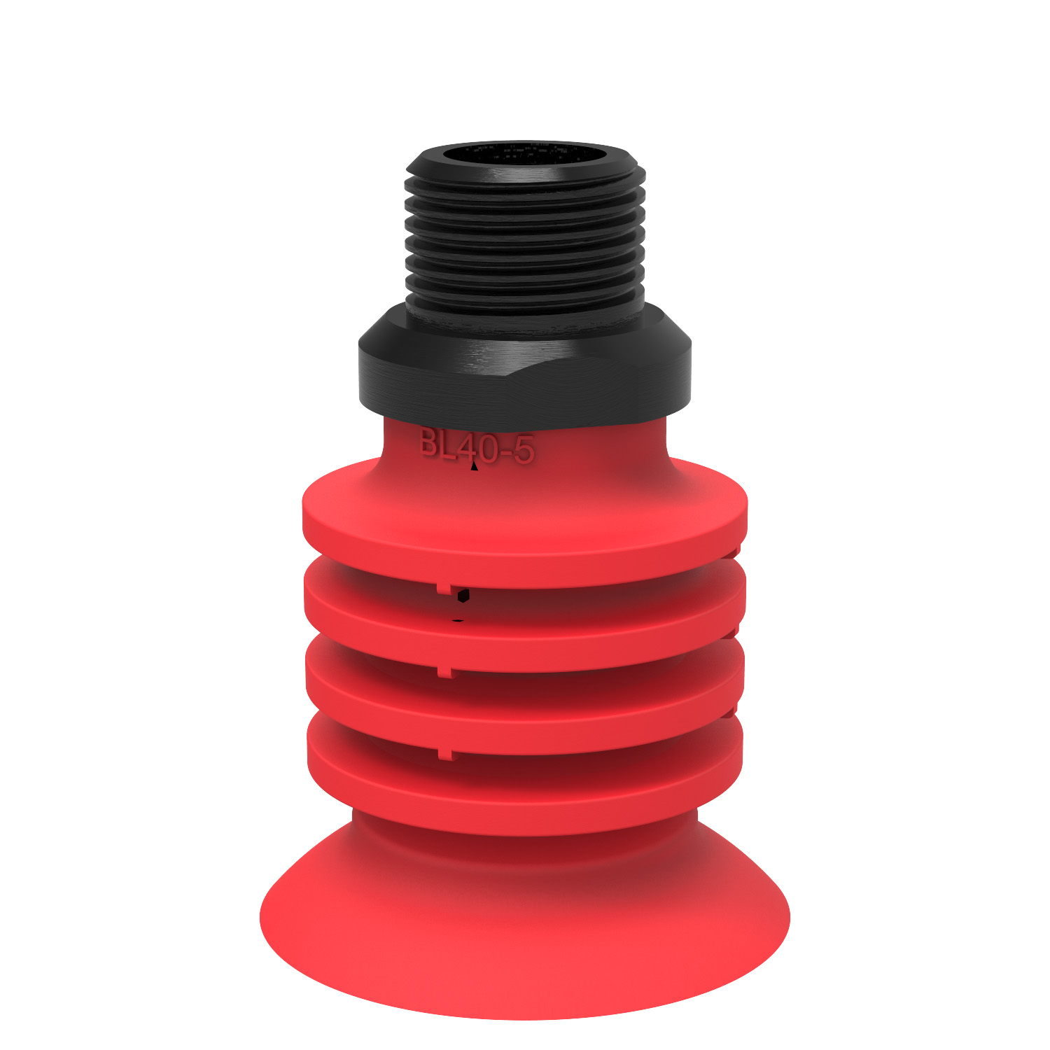 Suction cup BL40-5 Silicone, 3/8" NPT male - 1