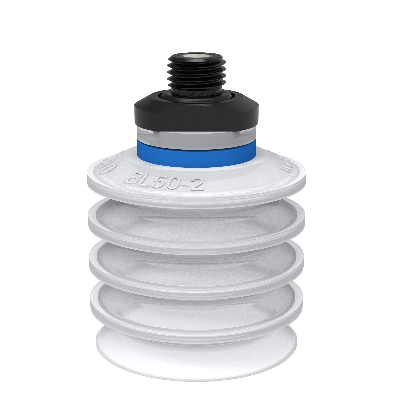 Suction cup BL50-2 Silicone FCM, G1/4" male, with mesh filter - 1