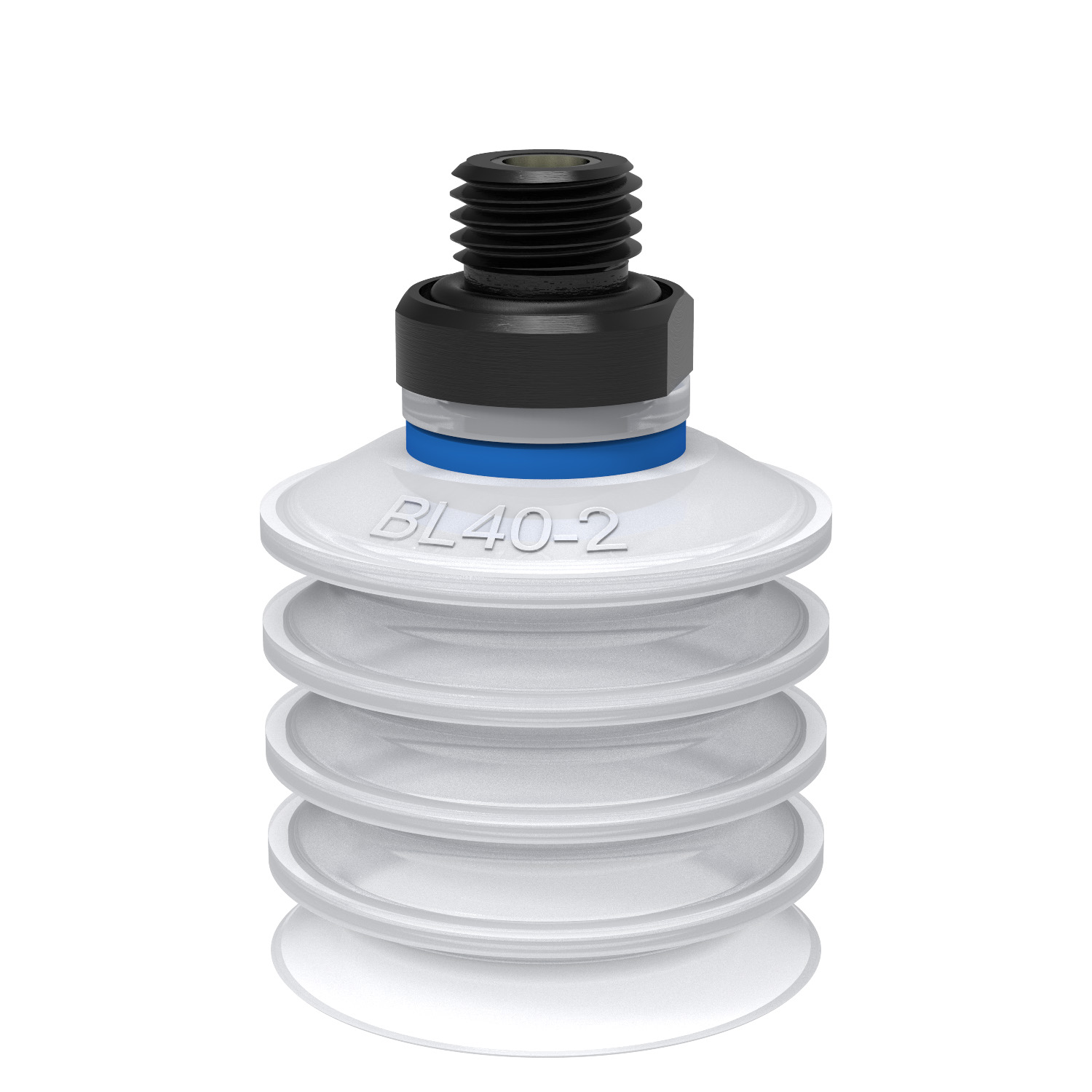 Suction cup BL40-2 Silicone FCM, G1/4" male, with mesh filter - 1