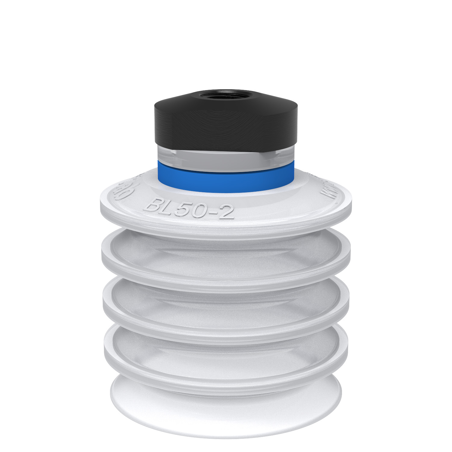 Suction cup BL50-2 Silicone FCM, 1/8" NPSF female, with mesh filter - 1