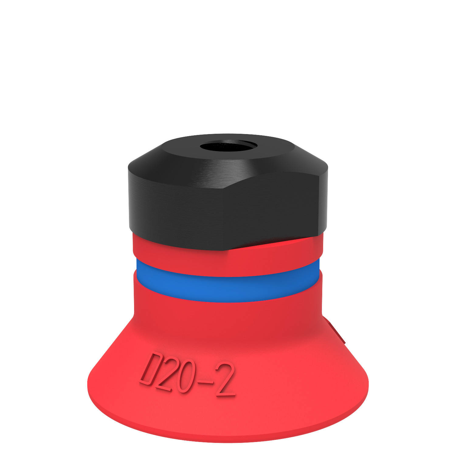Saugnapf D20-2 Silikon, M5 Innengewinde - 1