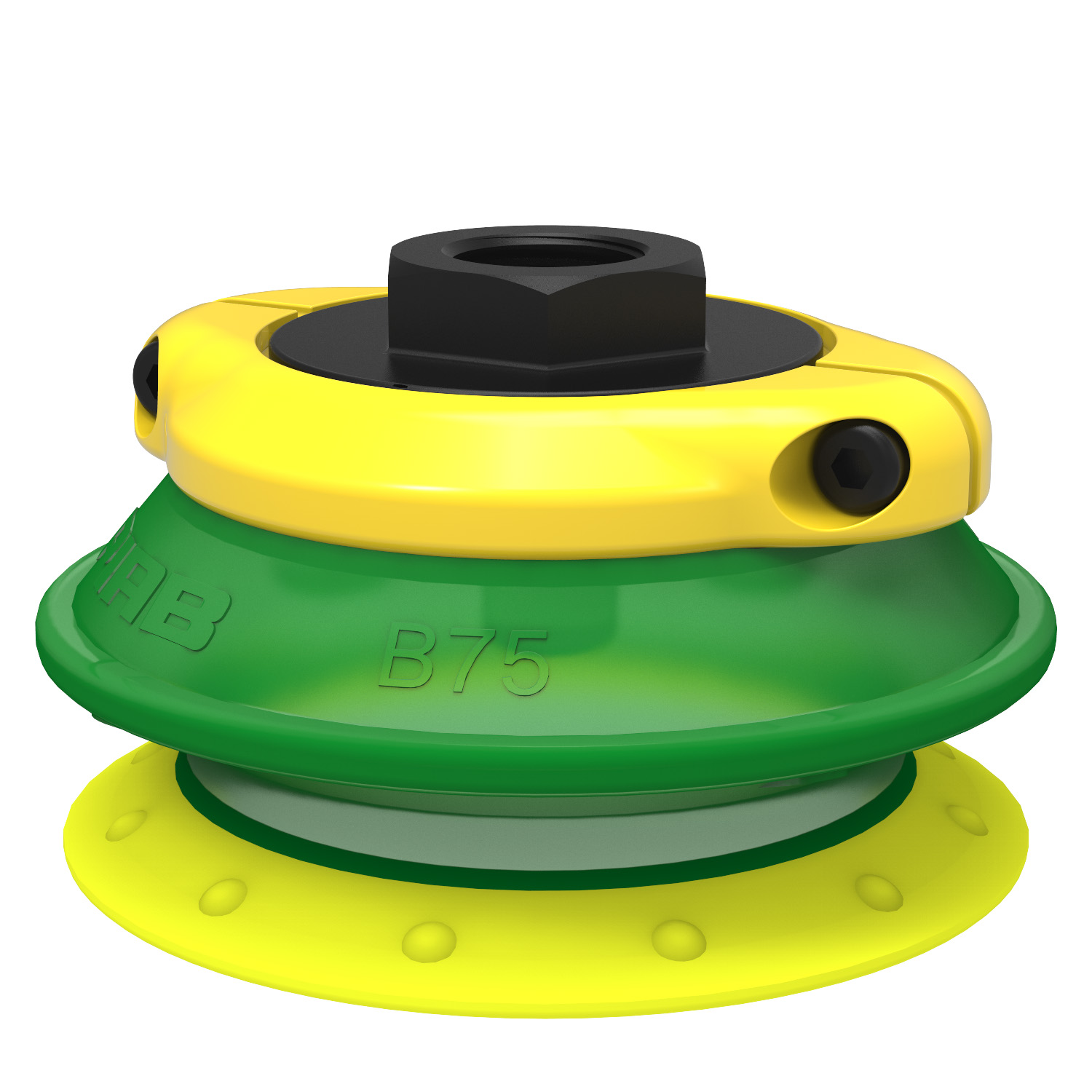 Suction cup B75P Polyurethane 30/60, 3/8" NPSF female, with mesh filter - 1