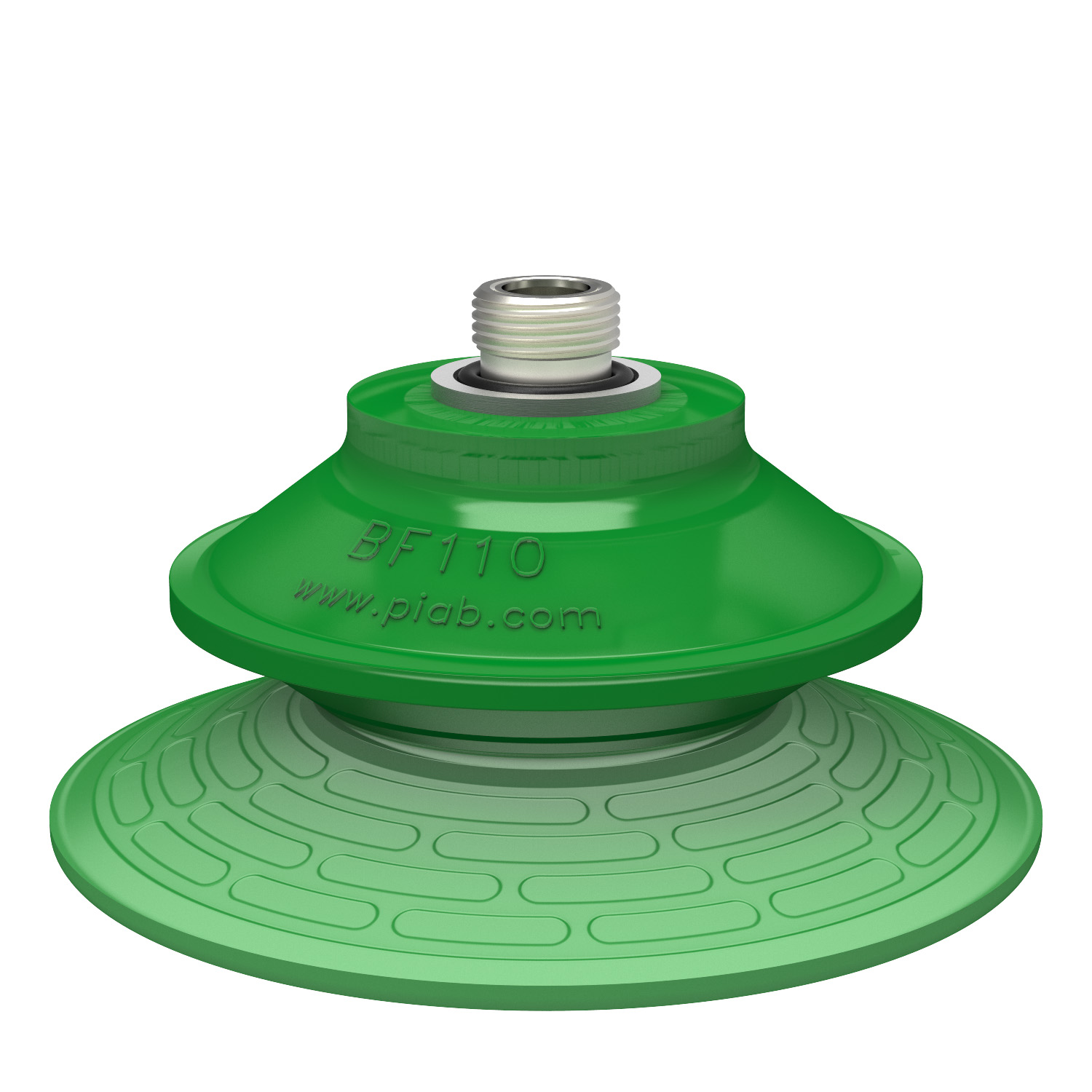 Ventouse BF110P Polyuréthane 60, insert fileté G3/8" mâle avec filtre maille - 1