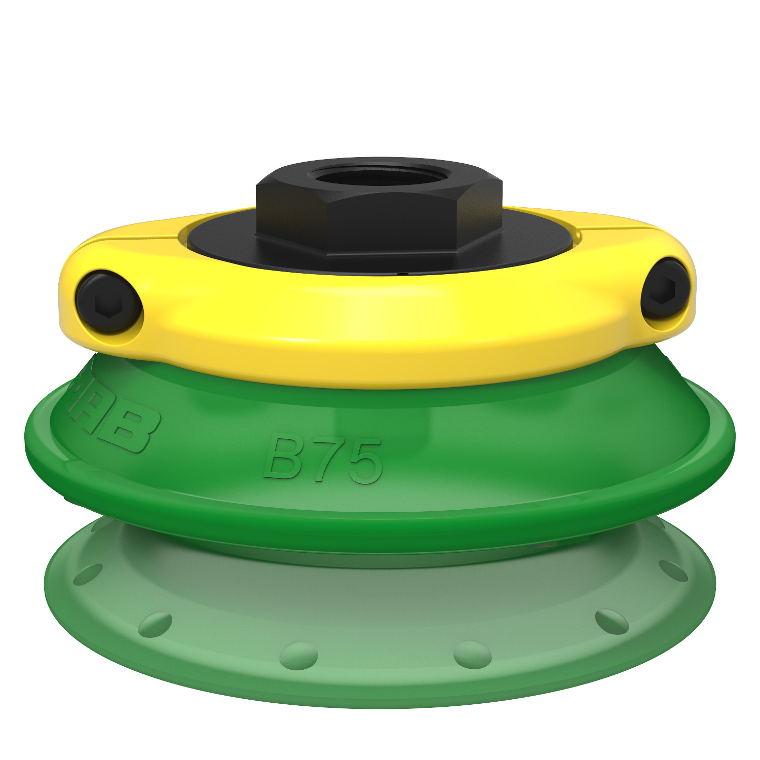 Suction cup B75P Polyurethane 60, G3/8" female, with mesh filter - 1