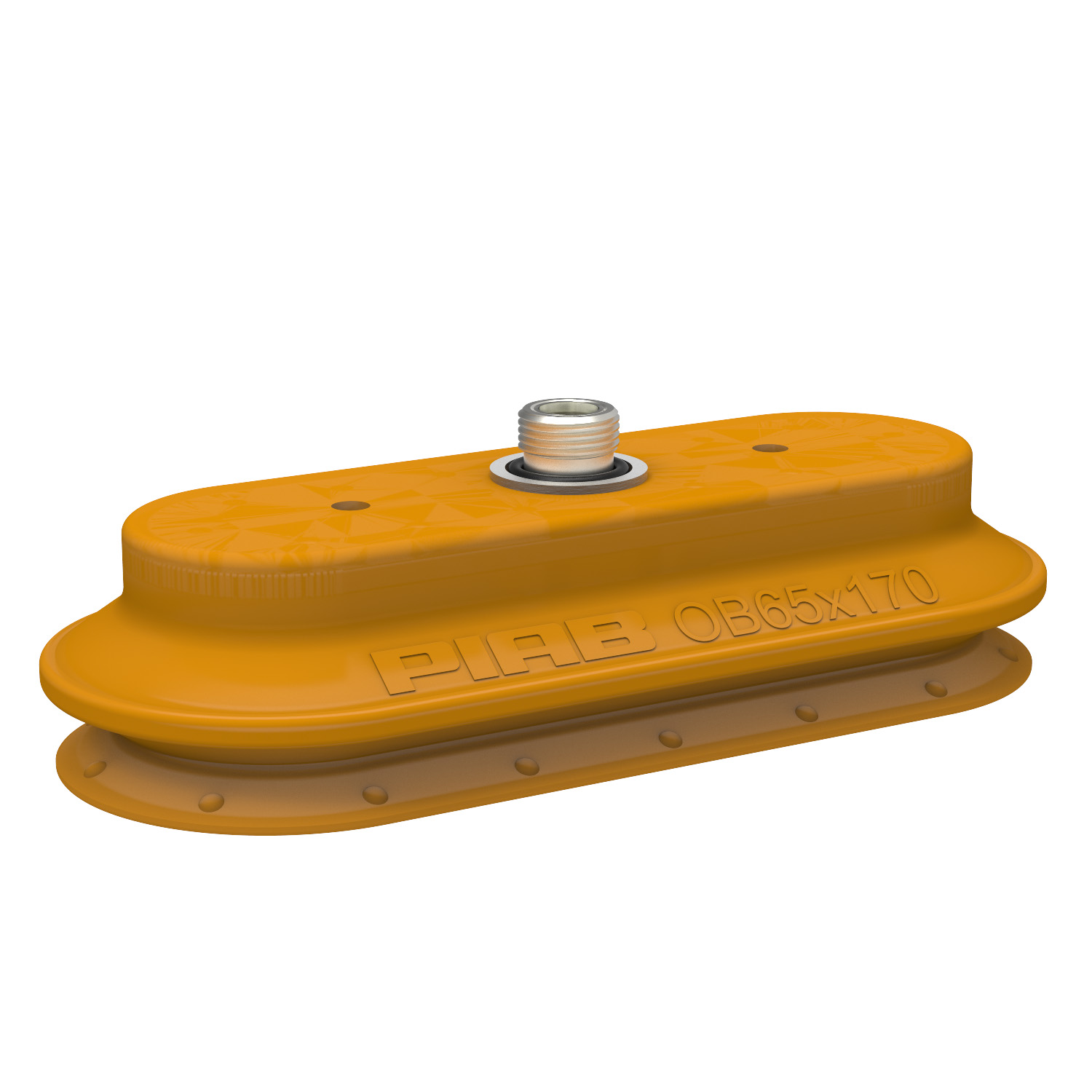 Suction cup OBF65x170P Polyurethane 55/60, G3/8" male, with mesh filter - 1