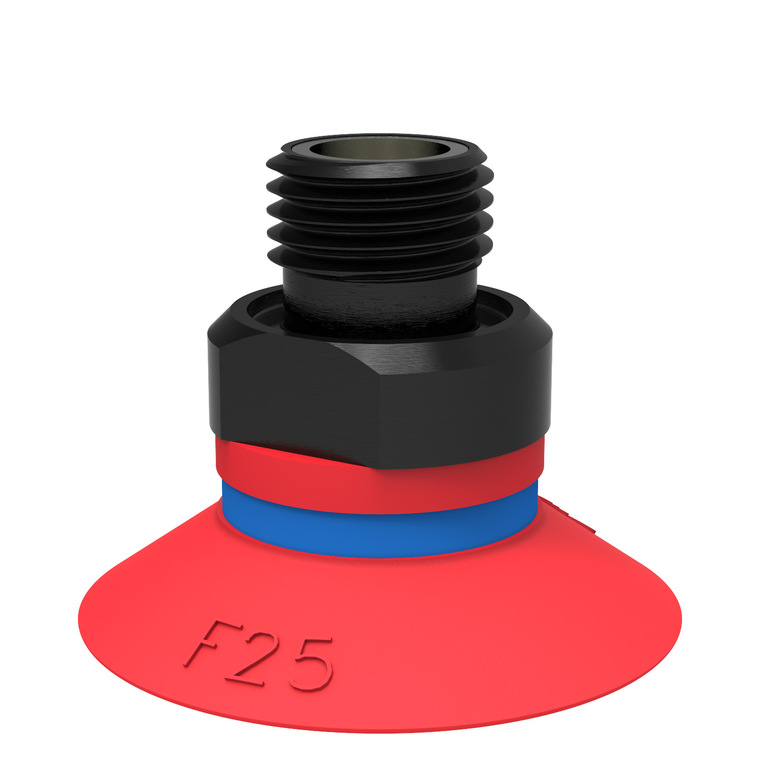 Przyssawka F25 Silikon, G1/8" męski, z filtrem siatkowym - 1
