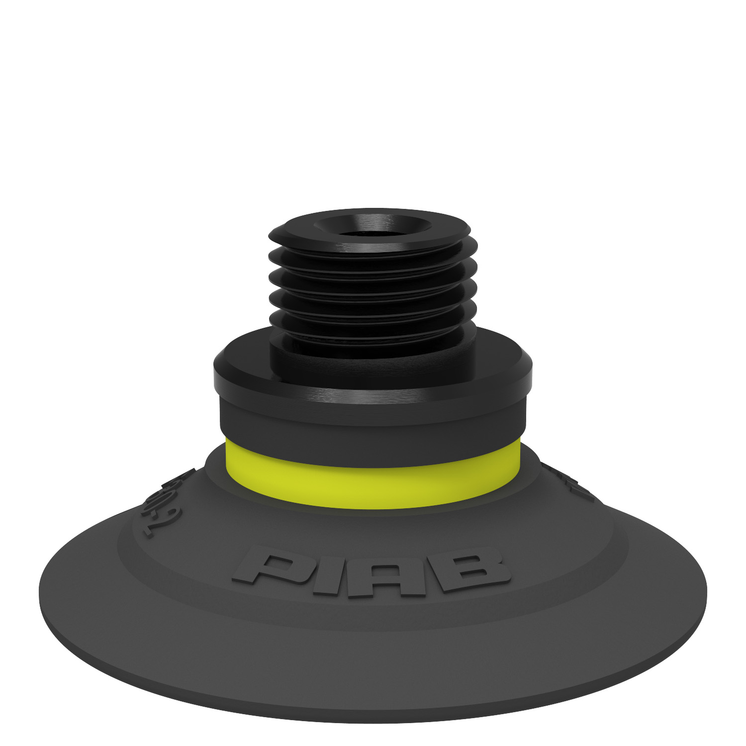 Suction cup F30-2 Chloroprene, G1/8" male/M5 female, with mesh filter - 1