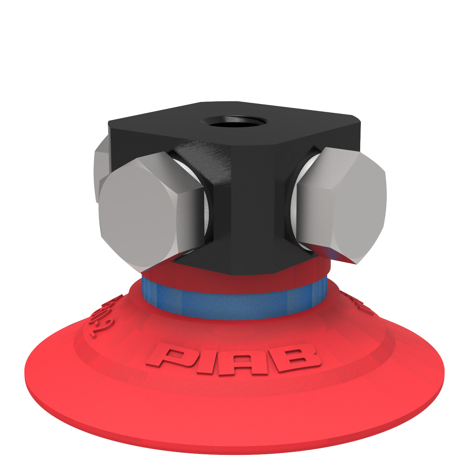 Suction cup F30-2 Silicone, 5xM5 female - 1