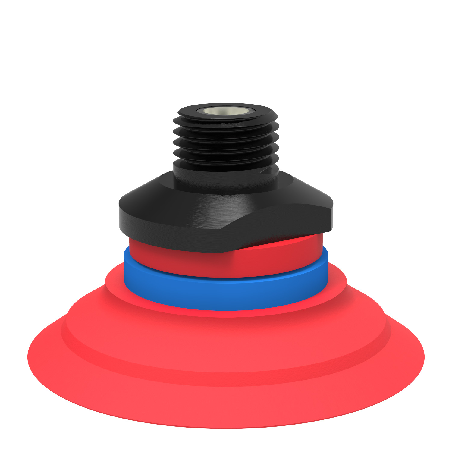 Suction cup F50-2 Silicone, 1/4" NPT male, with mesh filter - 1